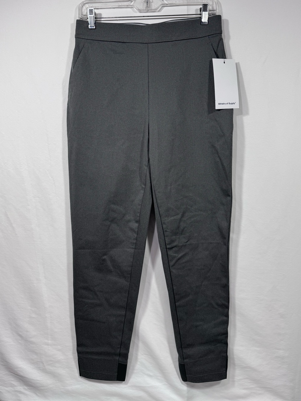 NWT Ministry of Supply Kinetic Pull-On Pant — Slate Gray, Sz 4